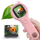 NNEOBA Kids Handheld Digital Microscope 500x with HD Display