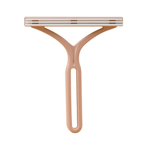 NNEOBA Portable Manual Hair Removal Brush – Double-Sided Razor
