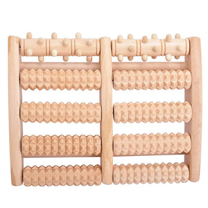 NNEOBA Foot Roller Massager Plantar Fasciitis & Neuropathy Relief Brown