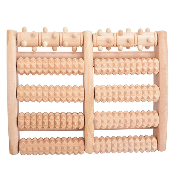 NNEOBA Foot Roller Massager Plantar Fasciitis & Neuropathy Relief Brown