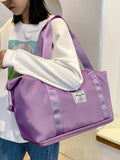NNEOBA Waterproof Carry-On Travel Duffle Bag Purple