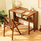 NNEOBA Folding Tawny Computer Table Desk - Multipurpose Bedside Workstation (103cm)