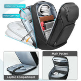 NNEOBA 17.3-Inch Business Laptop Backpack Grey