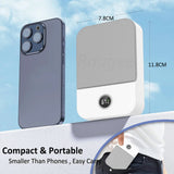 NNEOBA Portable Waist & Neck Fan – 2000mAh Bladeless USB Mini Cooling Fan