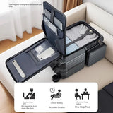 Front Opening Carry-On Suitcase