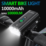NNEOBA 10000 Lumen Smart Bicycle Light Black