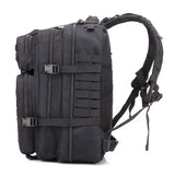NNEOBA 45L Tactical Assault Backpack – Waterproof Outdoor Rucksack Black