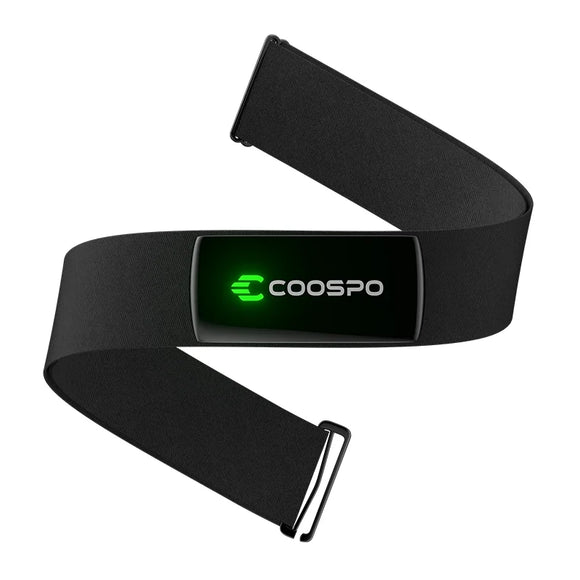 NNEOBA Rechargeable Heart Rate Monitor Chest Strap Bluetooth Black