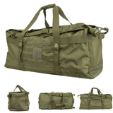 NNEOBA 106L Tactical Duffel Bag Camping Green