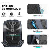 NNEOBA 15.6 Laptop Backpack with Dual Charging Ports Blue