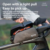 NNEOBA Waterproof 0.6L Top Tube Lightweight Frame Storage Bag Black