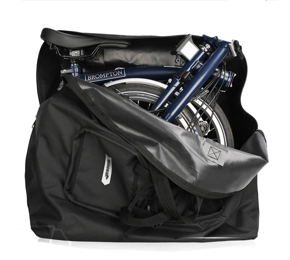 NNEOBA 20-Inch Waterproof Bike Carrying Bag PU Storage Bag Black