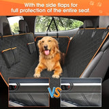 NNEOBA Waterproof Dog Car Seat Cover Scratch-Resistant Protector Black