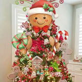 4PCS Gingerbread Man Christmas Tree Ornaments