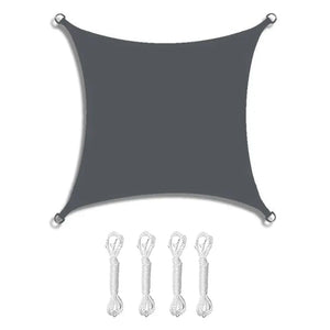 NNEOBA Waterproof Rectangle Sun Shade Sail Oxford Fabric Canopy Dark Gray