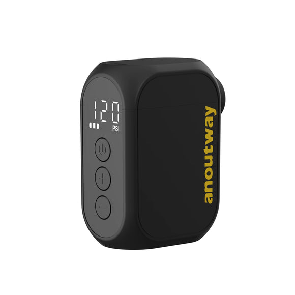 NNEOBA Pro Mini Electric Bike Pump Cordless Tire Inflator with Digital Screen Black