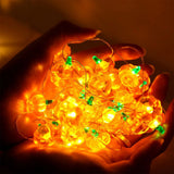 Halloween Pumpkin Horror Eyeball LED String Lights – 2M