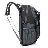 NNEOBA Outdoor Backpack Camping with Earphone Hole Black