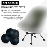 NNEOBA 4pcs Moon Chair Foot Cover Camping Chair