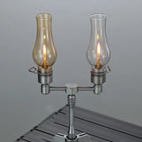 NNEOBA Outdoor Camping Glass Candle Light