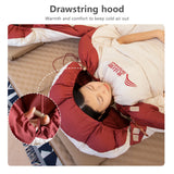 NNEOBA 3-4 Season Wearable Sleeping Bag Lightweight Waterproof White