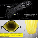 NNEOBA 10L Waterproof Bike Saddle Bag Large Rear Pannier Black