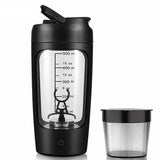 NNEOBA 500ML Electric Shaker Bottle USB C Rechargeable Automatic Mixer Black