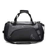 NNEOBA Premium Sports Gym Duffel Bag Grey