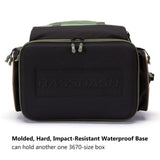 NNEOBA Tactical Fishing Tackle Backpack Lightweight Soft Tackle Bag Army Green