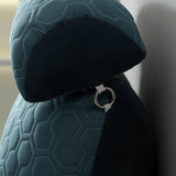 NNEOBA Bed Reading Pillow with Arms Backrest Cushion with Neck Support Blue