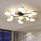 NNEOBA Nordic Glass Ball LED Chandeliers