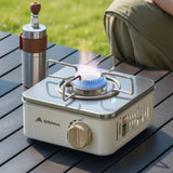 NNEOBA 2800W Portable Camping Gas Stove High Firepower Cassette Furnace White