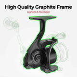 NNEOBA Spinning Fishing Reel 4000 Series High-Speed Green
