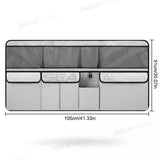 NNEOBA 9-Pocket Car Seat Back Organizer Wear-Resistant Oxford Cloth Gray