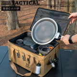 NNEOBA 42L Camping Tactical Storage Bag Khaki