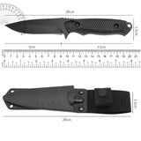 NNEOBA High-Hardness Sheath Pocket Knife Black