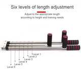 NNEOBA 3-Bar Leg Stretcher 6-Hole Adjustment Red