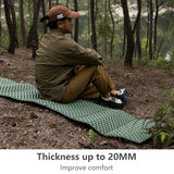 NNEOBA Ultralight Folding Camping Mat Moistureproof Pad Green