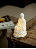 NNEOBA Ceramic Buddha LED Lamp: Tranquil Dhyana Sculpture