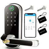 NNEOBA Smart WiFi Fingerprint Door Lock with App & NFC Access