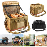 NNEOBA 30L Camping Organizer  Storage Bag Khaki