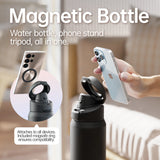 NNEOBA 950ml Magnetic Thermos Water Bottle Black