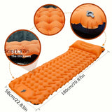 NNEOBA Sleeping Pad with Built-In Pillow Pump Orange