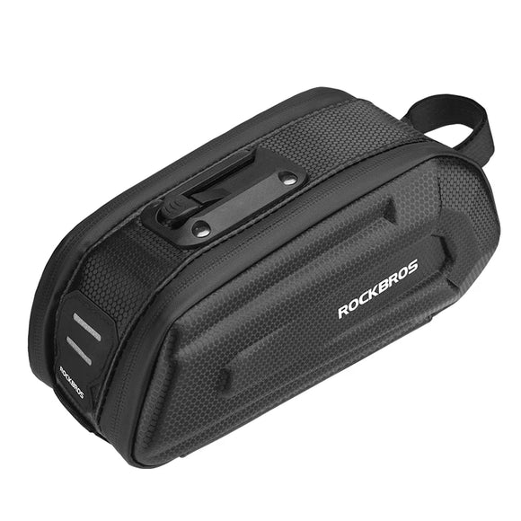 NNEOBA 1.7L Waterproof Bicycle Rear Seatpost Bag Quick Release Black