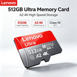 512GB MicroSD Memory Card with SD Adapter UHS U3 Class 10 A2