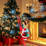 NNEOBA Santa Claus Climbing Ladder Christmas Decoration