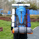 NNEOBA 70L Camping Backpack Tear-Resistant Rucksack Blue