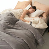 Plush Thick Double-Layer Milk Fleece Flannel Blanket