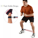 NNEOBA 150LBS Portable Resistance Bands for Bodybuilding and Fitness