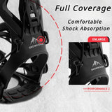 NNEOBA 2025 Adjustable Snowboard Bindings with Quick Release Buckle